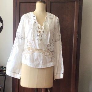 FREE PEOPLE BLOUSE NWT